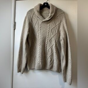 Luca Nobili Women’s Made in Italy Wool Blend Brown Sweater